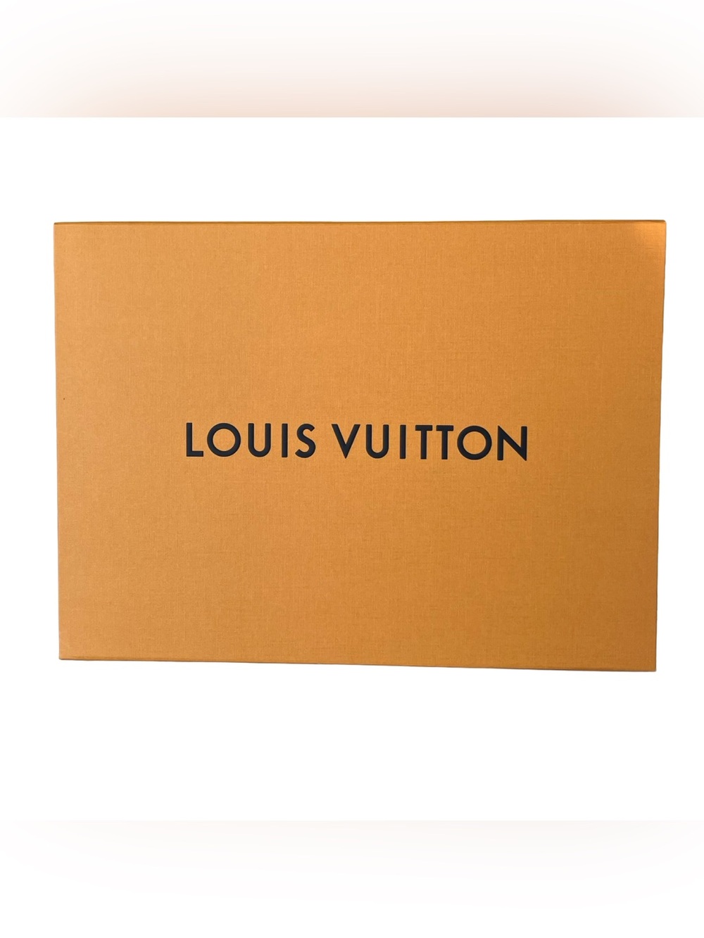 Authentic Louis Vuitton Large Gift Box ~14x10x5 Orange Empty LV Magnetic Close